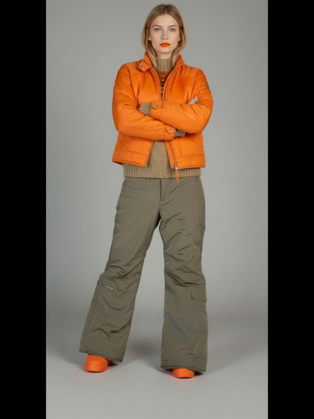 Bogner Tan Flare Snow Pants